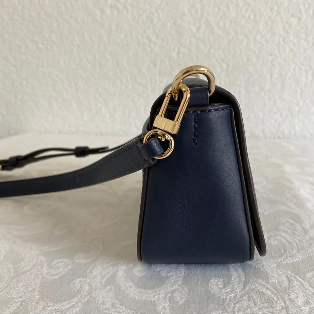 Tory Burch Lilium Micro Satchel Navy blue